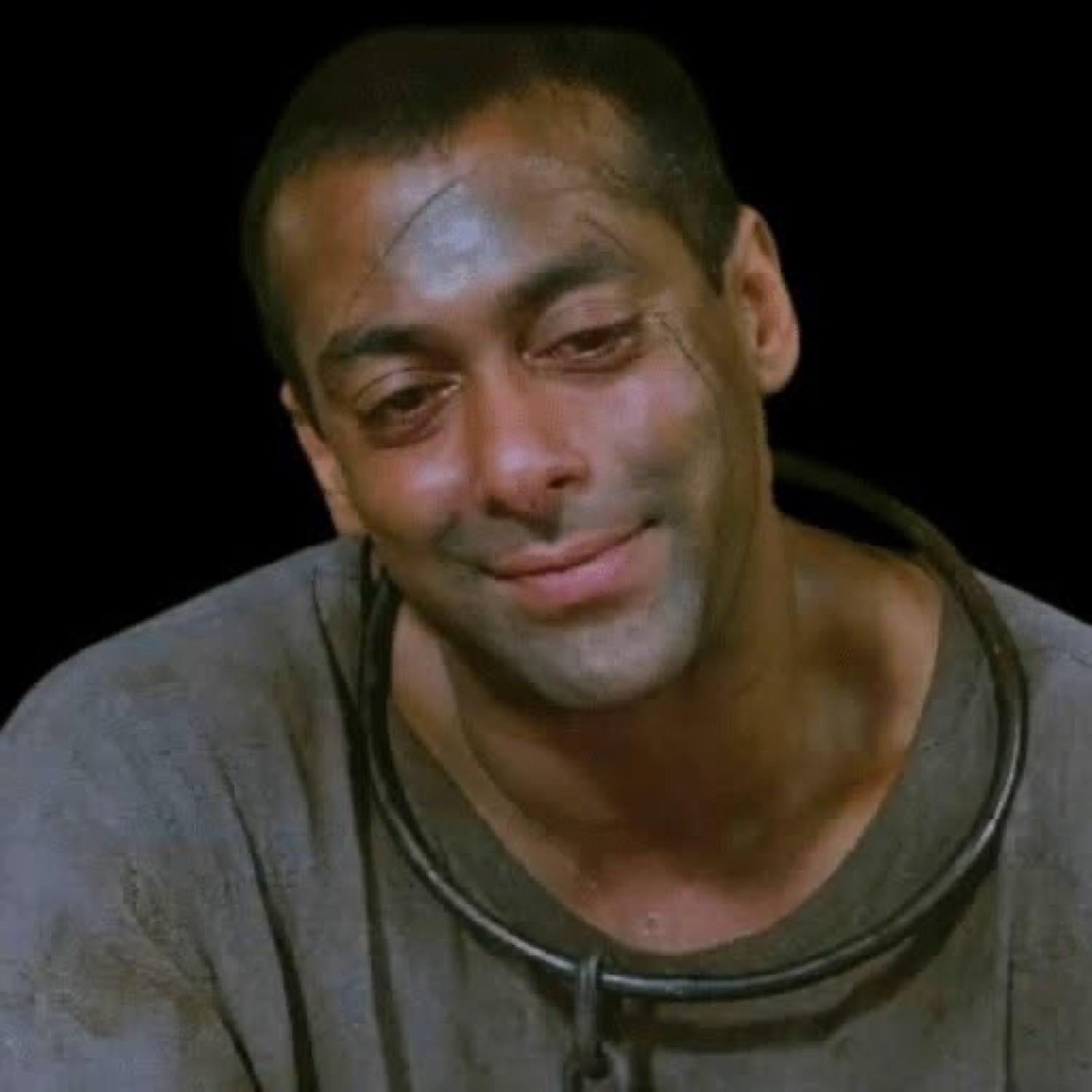 Salman Khan with a teary, emotional smile