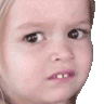 Little girl giving a disgusted side-eye, the Side Eye Chloe meme