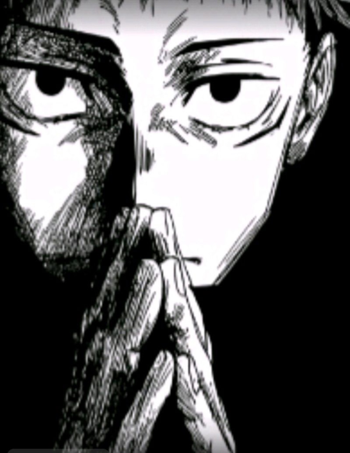 Morpheus in his mirrored shades giving a skeptical, sizing-you-up look
