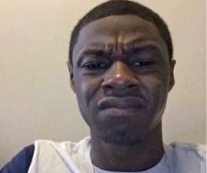 Man scrunching his face in disgust like he just got the ick