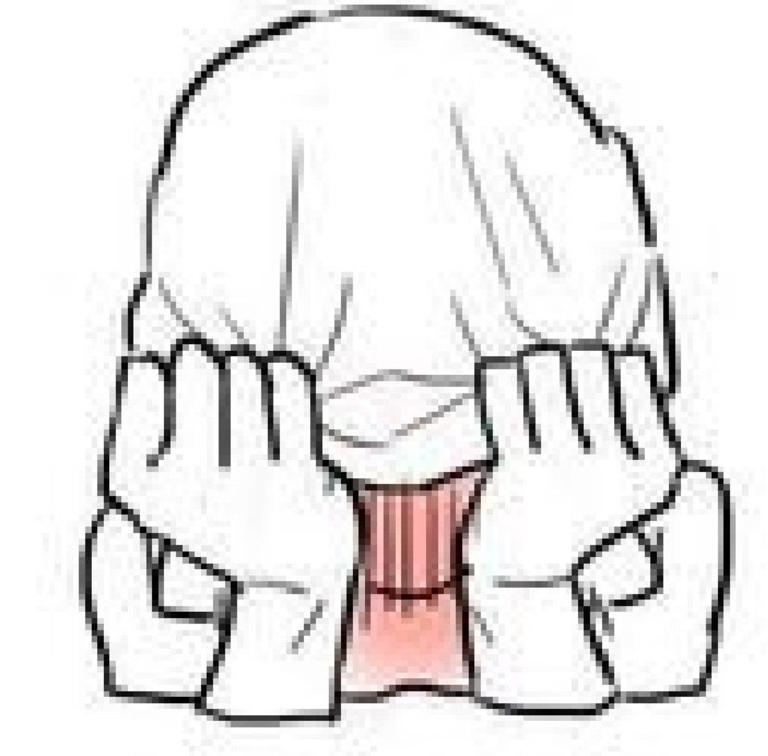 Simple drawing of a figure covering its face and sobbing into both hands