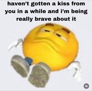 Sad yellow emoji slumped in sneakers, 'being really brave about it'