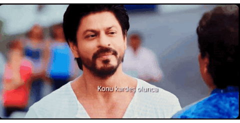 Shah Rukh Khan smiling warmly