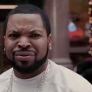 Ice Cube scrunching his face in disgust, thoroughly unimpressed