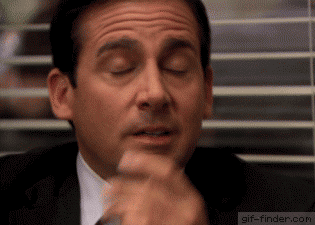 Steve Carell as Michael Scott facepalming
