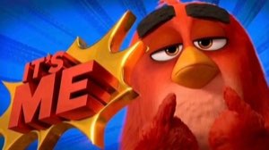 Angry Birds' Red pointing at himself smugly beside a big 'IT'S ME' burst