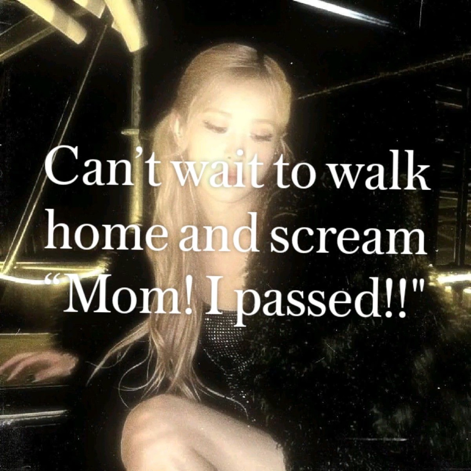 Rosé on a night ride: 'Can't wait to walk home and scream "Mom! I passed!!"'
