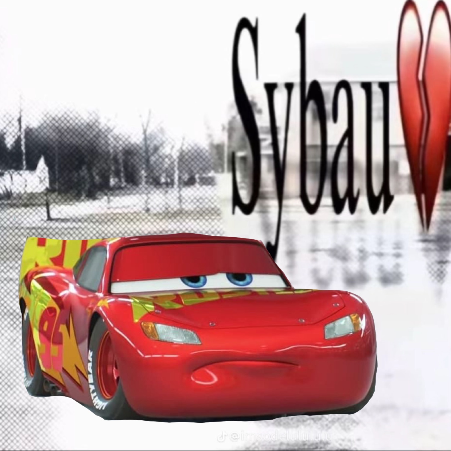 Lightning McQueen: 'Sybau' with a broken heart