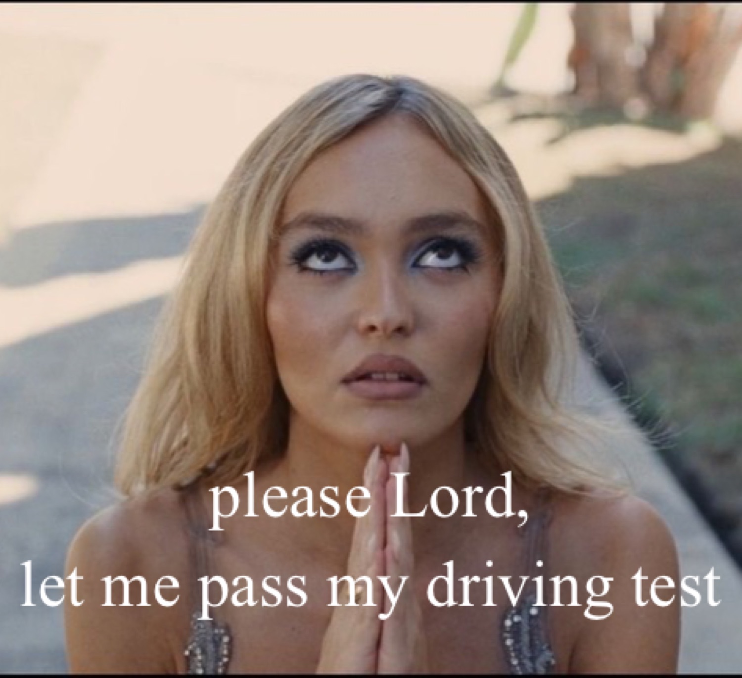 Lily-Rose Depp praying: 'please Lord, let me pass my driving test'