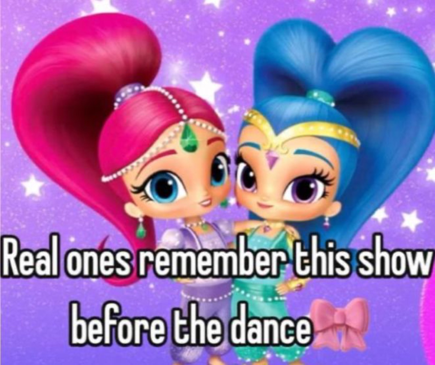 Shimmer and Shine: 'Real ones remember this show before the dance'