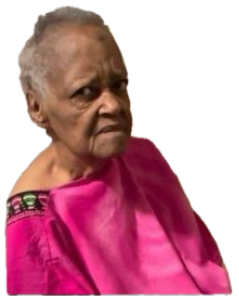 Elderly woman turning to shoot a deeply skeptical, judgmental side-glance sticker
