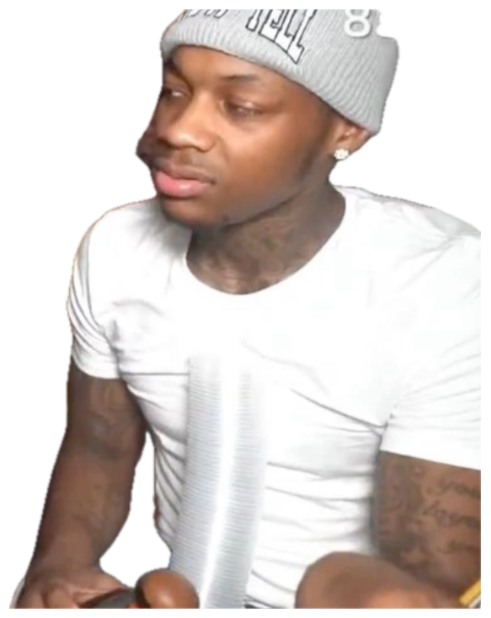 Young man at a party looking completely disengaged and unfazed sticker