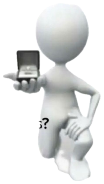3D stick figure holding out a ring box with 'yes or yes?' text sticker