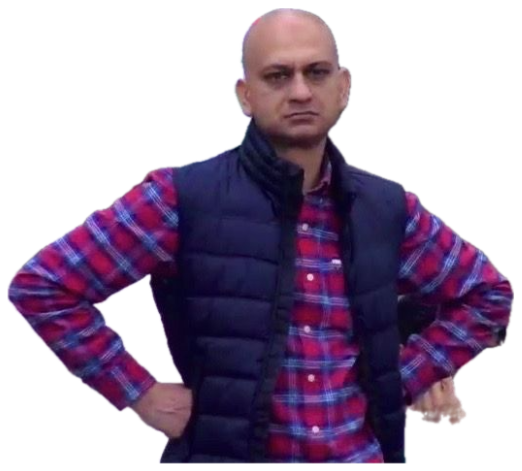 Bald man at a sports event with hands on hips, radiating pure disapproval sticker