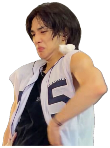 K-pop dancer recoiling and scrunching his face, captioned 'Oh my god thats so eww' sticker