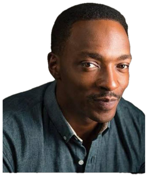 Man in a denim shirt giving a subtle smug side-eye smirk to the camera sticker