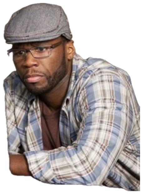Man in a flat cap and glasses leaning over a laptop with a skeptical, judging look sticker