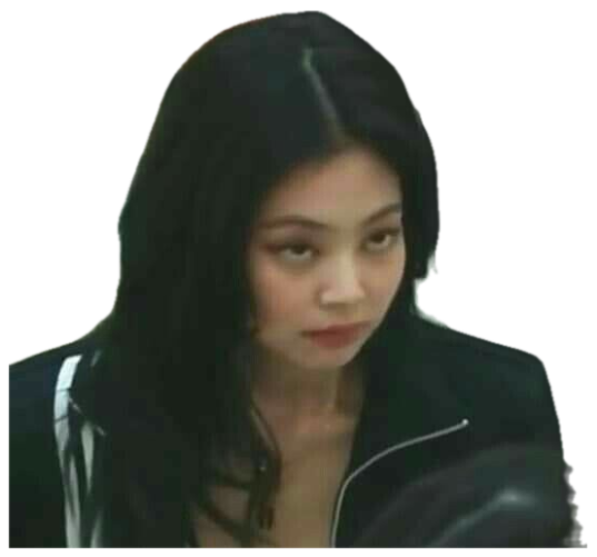 Woman glancing sideways with a cool, unbothered, unimpressed look sticker