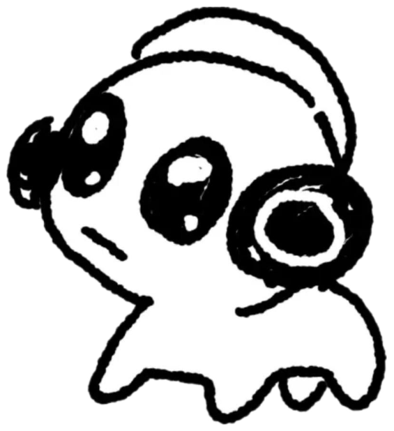 Cute cartoon creature wearing headphones with sparkles, captioned '*DAYDREAMiNG*' sticker